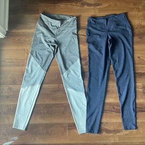 Bundle 2 pairs old navy womens M long active wear leggings